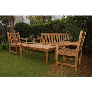 Anderson Teak Classic 3-Seater 5-Pieces Conversation Set Seating Set