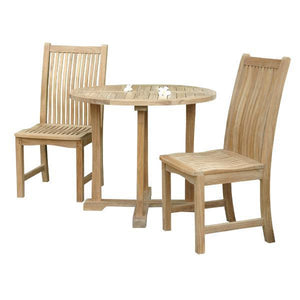 Anderson Teak Decanso Chicago 3-Pieces Bistro Set Dining Set