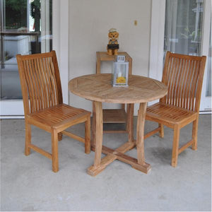 Anderson Teak Decanso Chicago 3-Pieces Bistro Set Dining Set