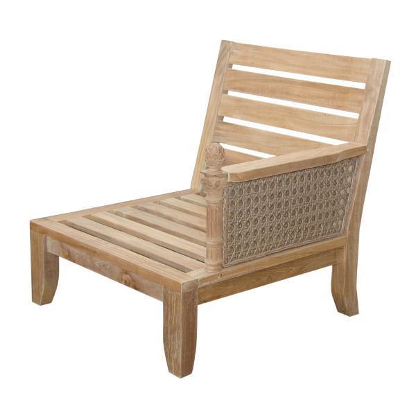 Anderson Teak Luxe Deep Seating Left Modular Outdoor Chairs