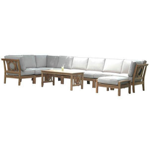 Anderson Teak Natsepa 10-Pieces Modular Set Seating Set