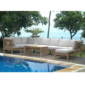 Anderson Teak Natsepa 10-Pieces Modular Set Seating Set