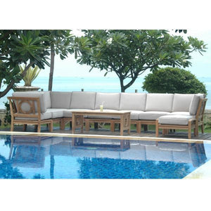 Anderson Teak Natsepa 10-Pieces Modular Set Seating Set