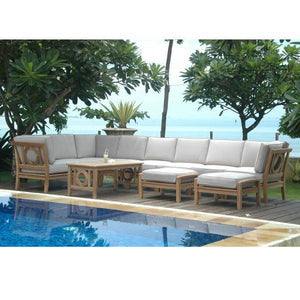 Anderson Teak Natsepa 10-Pieces Modular Set Seating Set