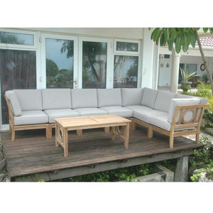 Anderson Teak Natsepa 8-Pieces Modular Set Seating Set