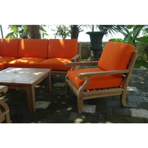 Anderson Teak Riviera Luxe 8-Pieces Modular Set Seating Set