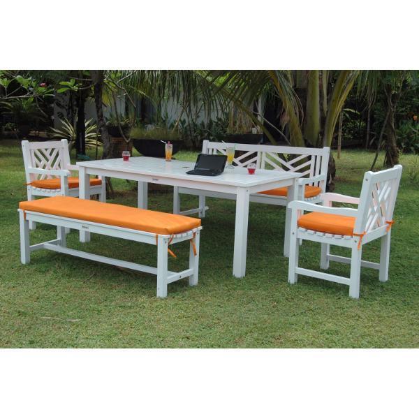 Anderson Teak Riviera Notthingham 5-Pieces Dining Set Picnic Table