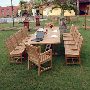 Anderson Teak Valencia Rialto 15-Pieces Dining Set Dining Set