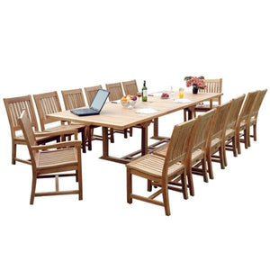 Anderson Teak Valencia Rialto 15-Pieces Dining Set Dining Set