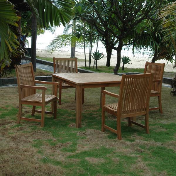 Anderson Teak Windsor Chicago 5-Pieces Dining Table Set Dining Set