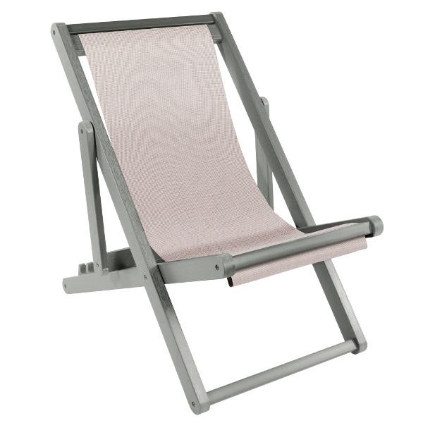 Arabella Folding Sling Chair Sling Chair Cobblestone / Gray