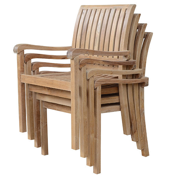 Aspen Stackable Armchair (Pack of 4) Outdoor Chair