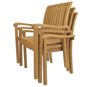 Aspen Stackable Armchair (Pack of 4) Outdoor Chair