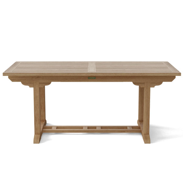 Bahama 8-Foot Rectangular Extension Table Outdoor Table