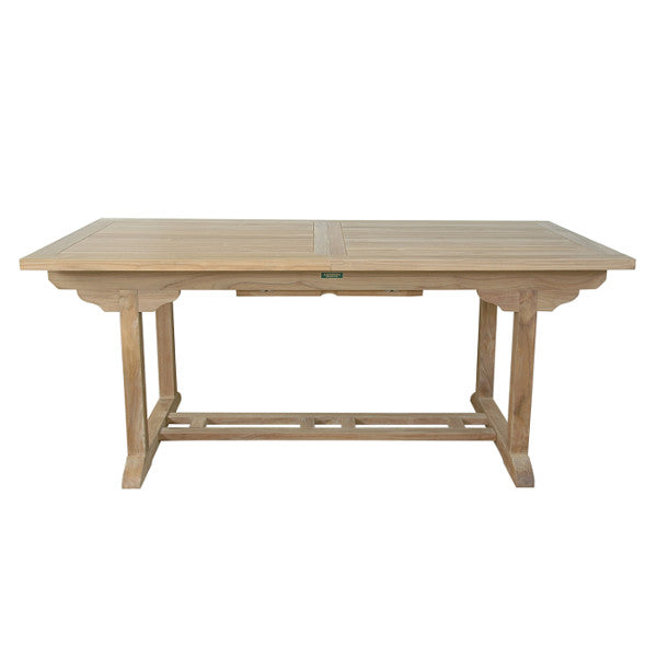 Bahama 8-Foot Rectangular Extension Table Outdoor Table