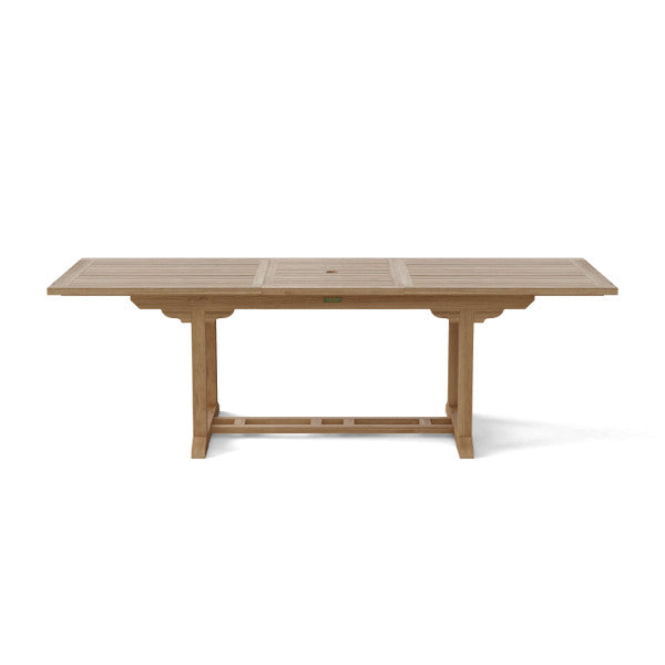 Bahama 8-Foot Rectangular Extension Table Outdoor Table