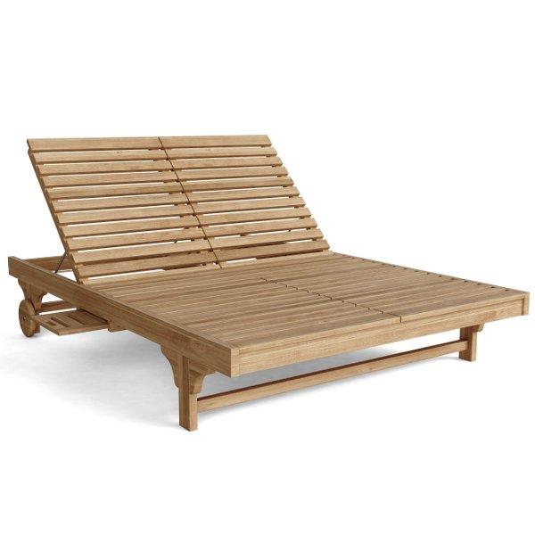 Bel-Air Double Back Lounger 2-Pieces Set Lounge Chair