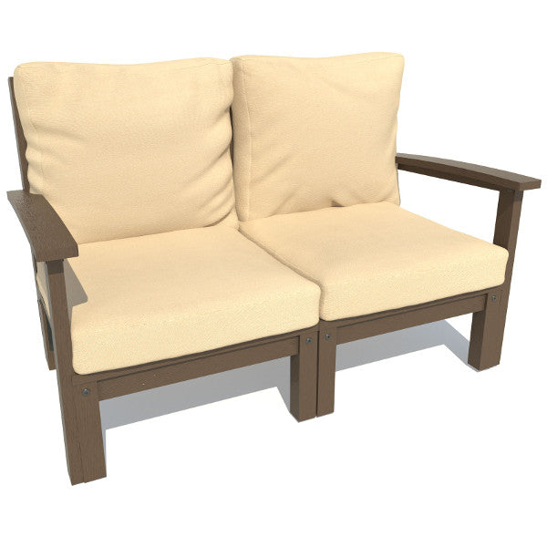 Bespoke Deep Seating Loveseat Chair Driftwood / Weathered Acorn