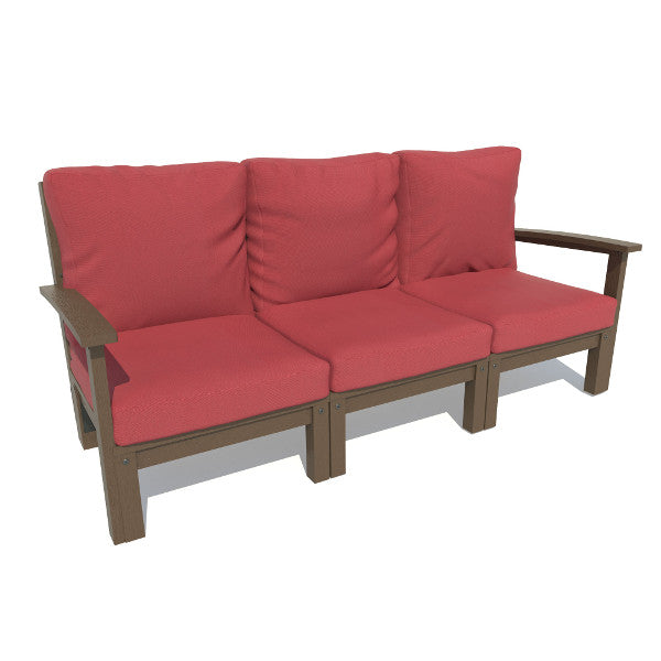 Bespoke Deep Seating Sofa Sofa Firecracker Red / Weathered Acorn