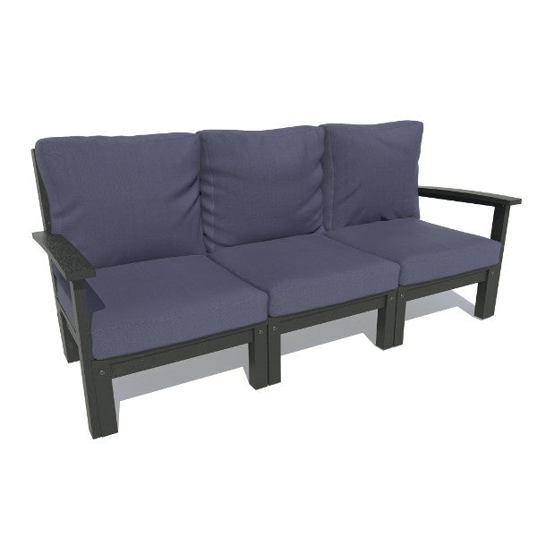 Bespoke Deep Seating Sofa Sofa Navy Blue / Black