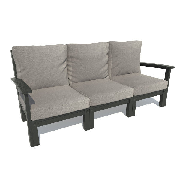 Bespoke Deep Seating Sofa Sofa Stone Gray / Black