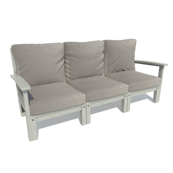 Bespoke Deep Seating Sofa Sofa Stone Gray / Coastal Teak