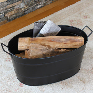 Black Oval Tub Tub