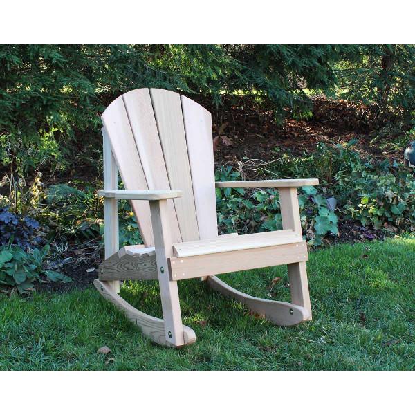 Cedar Adirondack Rocking Chair Adirondack