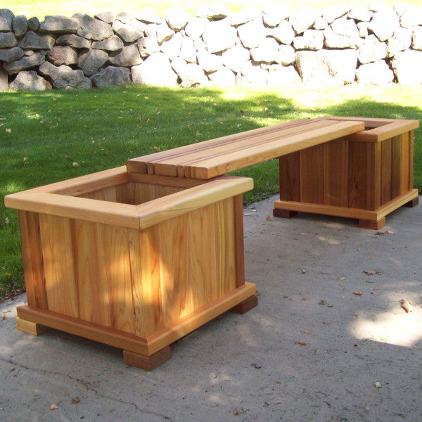 Cedar Planter/Bench Set Bench Set