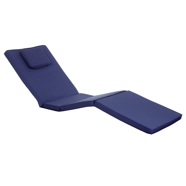 Chaise Lounger Cushion Cushions &amp; Pillows Blue
