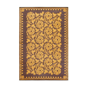 Cinnamon Cinquefoil Design 4x6-ft. Floor Mat Cinquefoil Design