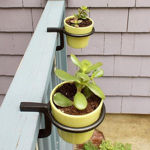 Clamp-On Flower Pot Ring Pack of 2 Clamp