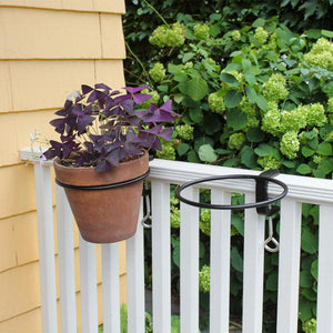 Clamp-On Flower Pot Ring Pack of 2 Clamp