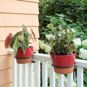 Clamp-On Flower Pot Ring Pack of 2 Clamp