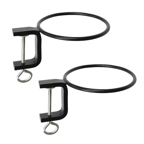 Clamp-On Flower Pot Ring Pack of 2 Clamp 6&quot;