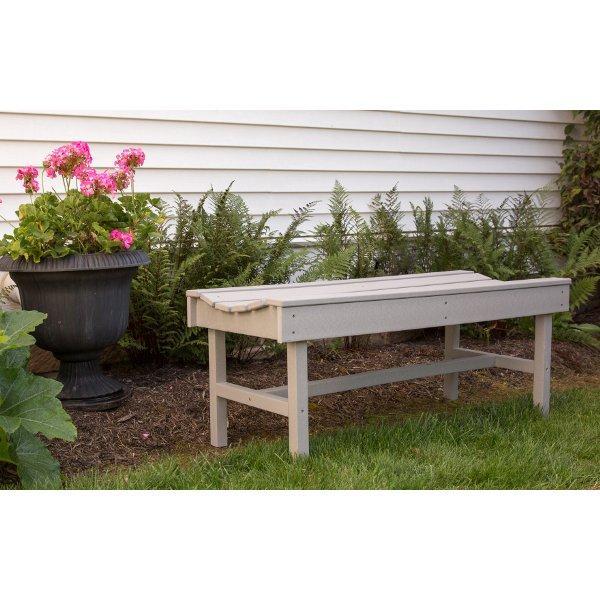 Classic Vineyard 4ft Backless Bench