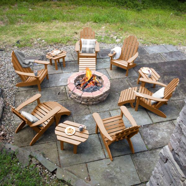 Classic Westport Adirondack Fireside Set Conversation Set