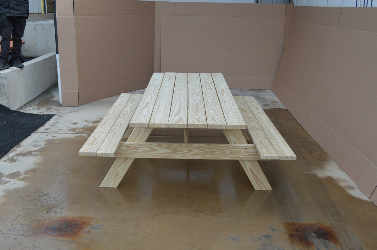 Commercial Grade Pressure Treated Pine Park Picnic Table (ADA Option) Picnic Table