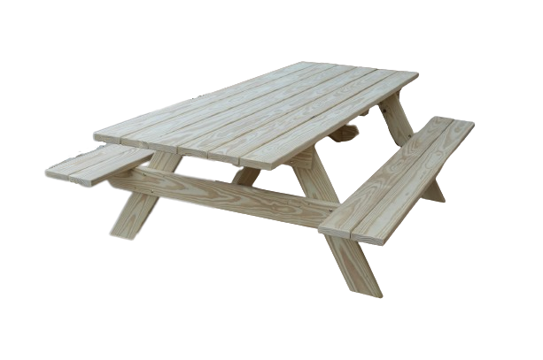 Commercial Grade Pressure Treated Pine Park Picnic Table Picnic Table