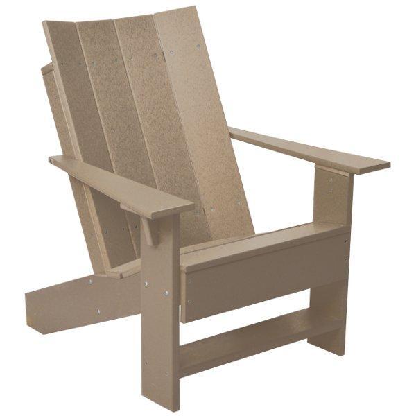 Little Cottage Co. Contemporary Adirodack Chair Chair Weather Wood