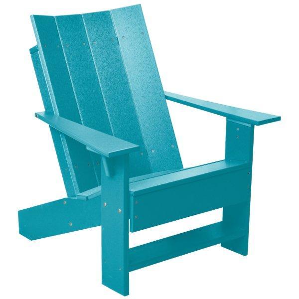 Little Cottage Co. Contemporary Adirodack Chair Chair Aruba Blue