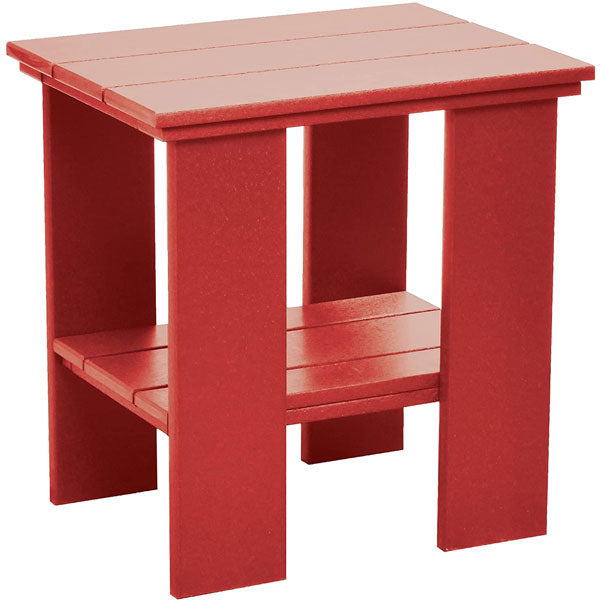 Contemporary Side Table Side Table Cardinal Red