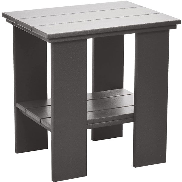 Contemporary Side Table Side Table Dark Gray