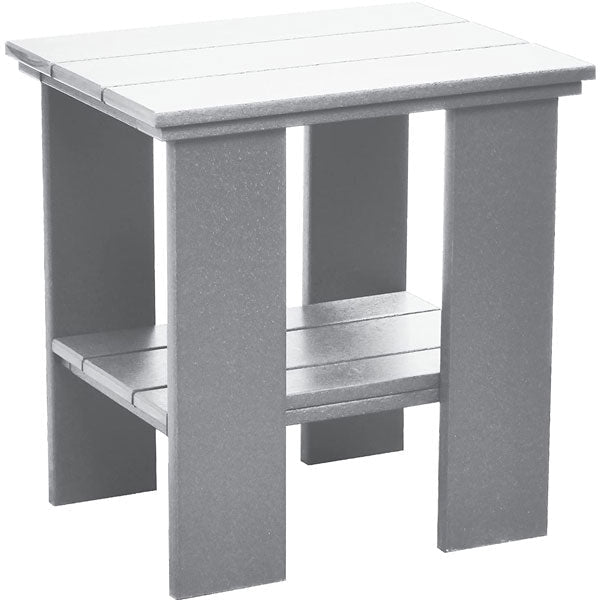 Contemporary Side Table Side Table Light Gray