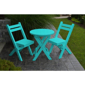 Coronado Round Folding Bistro Set