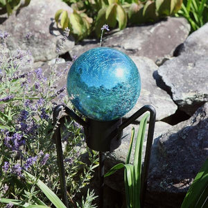 Crackle Glass Gazing Globes