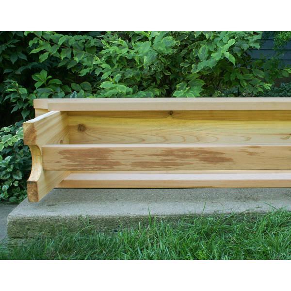 Creekvine Design 5&#39; Cedar 1805 Traditional Heavy Duty Bench Garden Bench Unfinished