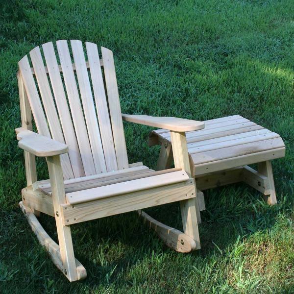 Creekvine Design Cedar American Forest Adirondack Rocker Adirondack Unfinished