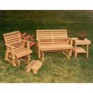 Creekvine Design Cedar Classic Rocking Glider Furniture Collection Glider Unfinished