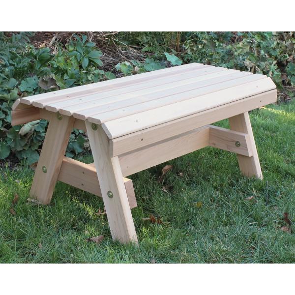 Creekvine Design Red Cedar Twin Ponds Coffee Table Coffee Table Unfinished